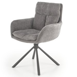 Sconto Jedálenská stolička SCK-495 sivá/čierna