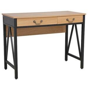 Sconto Písací stôl SIGB-021 dub/čierna