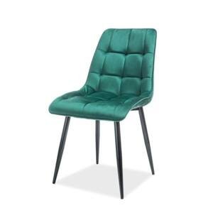 Sconto Jedálenská stolička CHAC zelená/čierna