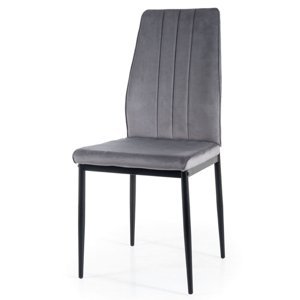 Sconto Jedálenská stolička OTUM sivá/čierna