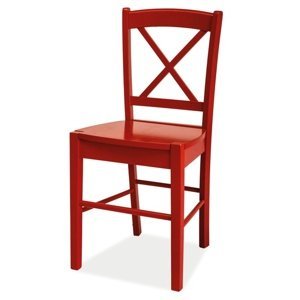 Sconto Jedálenská stolička SIGCD-56 červená