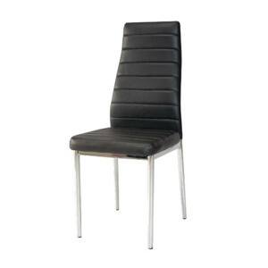 Sconto Jedálenská stolička SIGH-261 čierna/chróm