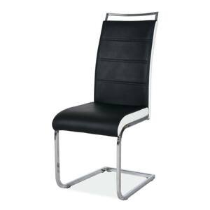 Sconto Jedálenská stolička SIGH-441 II čierna/biela