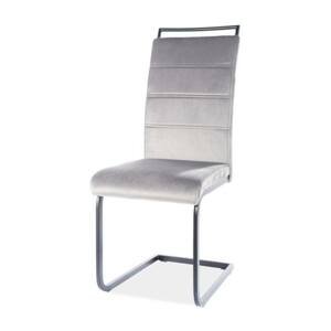 Sconto Jedálenská stolička SIGH-441 sivá/čierna