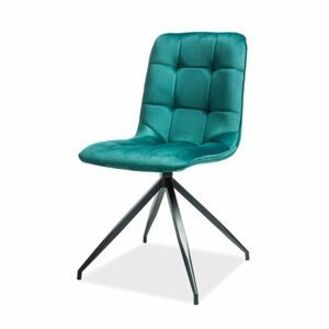 Sconto Jedálenská stolička TIXU 1 zelená/čierna