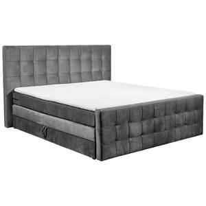 Boxspring Posteľ Vancouver 180x200 Cm Antracit