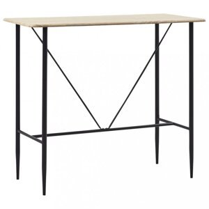 Barový stôl 120x60 cm Dekorhome Dub,Barový stôl 120x60 cm Dekorhome Dub