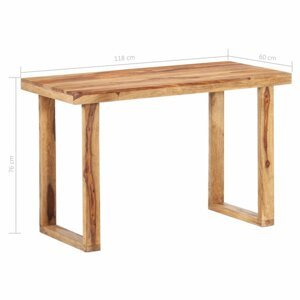 Jedálenský stôl masívne drevo Dekorhome 118x60x76 cm,Jedálenský stôl masívne drevo Dekorhome 118x60x76 cm