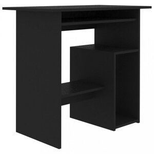 Počítačový stôl 80x45 cm Dekorhome Čierna,Počítačový stôl 80x45 cm Dekorhome Čierna