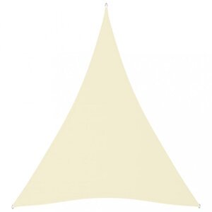 Tieniaca plachta trojuholníková 3 x 4 x 4 m oxfordská látka Dekorhome Krémová,Tieniaca plachta trojuholníková 3 x 4 x 4 m oxfordská látka Dekorhome Kr