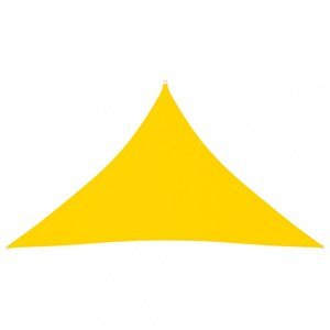 Tieniaca plachta trojuholníková 3,5 x 3,5 x 4,9 m oxfordská látka Dekorhome Žltá,Tieniaca plachta trojuholníková 3,5 x 3,5 x 4,9 m oxfordská látka Dek