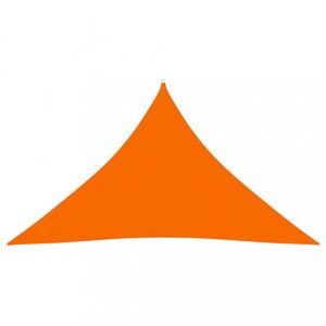 Tieniaca plachta trojuholníková 3,5 x 3,5 x 4,9 m oxfordská látka Dekorhome Oranžová,Tieniaca plachta trojuholníková 3,5 x 3,5 x 4,9 m oxfordská látka