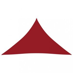 Tieniaca plachta trojuholníková 3,5 x 3,5 x 4,9 m oxfordská látka Dekorhome Červená,Tieniaca plachta trojuholníková 3,5 x 3,5 x 4,9 m oxfordská látka