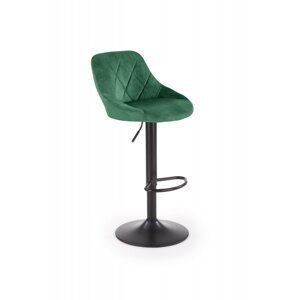 Barová stolička H101 Tmavo zelená,Barová stolička H101 Tmavo zelená