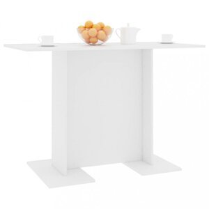 Jedálenský stôl 110x60 cm Dekorhome Biela,Jedálenský stôl 110x60 cm Dekorhome Biela