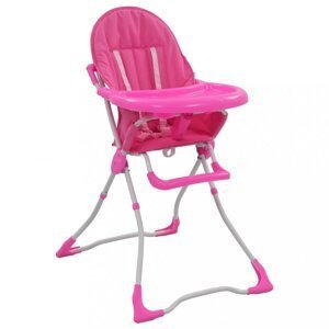Detská jedálenská stolička Dekorhome Ružová,Detská jedálenská stolička Dekorhome Ružová
