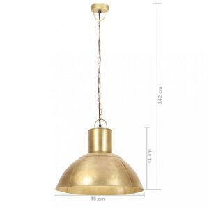 Závesná lampa mosadz Dekorhome 48 cm,Závesná lampa mosadz Dekorhome 48 cm