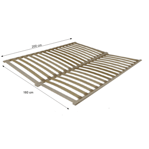 Lamelový rošt FLEX 3 ZÓNOVÝ 160x200 cm,Lamelový rošt FLEX 3 ZÓNOVÝ 160x200 cm