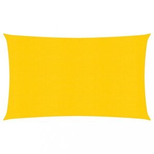 Tieniaca plachta obdĺžniková HDPE 2,5 x 5 m Dekorhome Žltá,Tieniaca plachta obdĺžniková HDPE 2,5 x 5 m Dekorhome Žltá
