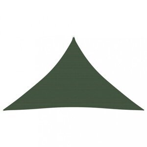 Tieniaca plachta trojuholníková HDPE 2,5 x 2,5 x 3,5 m Dekorhome Tmavo zelená,Tieniaca plachta trojuholníková HDPE 2,5 x 2,5 x 3,5 m Dekorhome Tmavo z