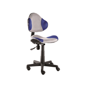 Študentská kancelárska stolička Q-G2 Modrá / sivá,Študentská kancelárska stolička Q-G2 Modrá / sivá