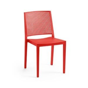 Jedálenská stolička GRID Červená,Jedálenská stolička GRID Červená