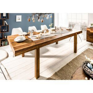 Rozkladací jedálenský stôl LAMIA Dekorhome 160-240x100x76 cm,Rozkladací jedálenský stôl LAMIA Dekorhome 160-240x100x76 cm
