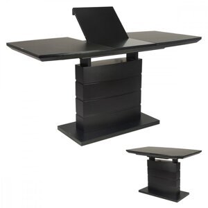 Rozkladací jedálenský stôl HT-420 Čierna,Rozkladací jedálenský stôl HT-420 Čierna