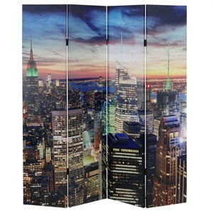 Designový LED paraván NEW YORK 160x180 cm (4-dielny),Designový LED paraván NEW YORK 160x180 cm (4-dielny)