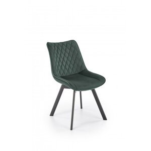 Otočná jedálenská stolička K520 Tmavo zelená,Otočná jedálenská stolička K520 Tmavo zelená