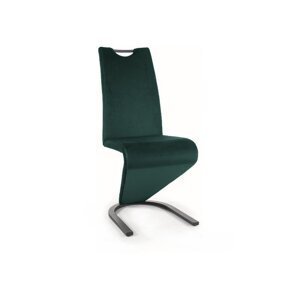 Jedálenská stolička H-090 VELVET Tmavo zelená,Jedálenská stolička H-090 VELVET Tmavo zelená