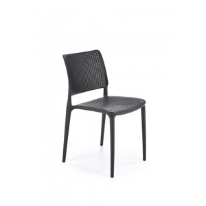 Stohovateľná jedálenská stolička K514 Čierna,Stohovateľná jedálenská stolička K514 Čierna