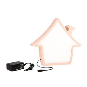 Detská nástenná lampička HOUSE LED Ružová,Detská nástenná lampička HOUSE LED Ružová