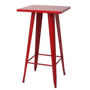 Barový stôl HWC-A73 Červená,Barový stôl HWC-A73 Červená