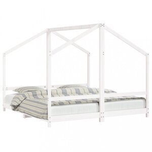 Dvojitá detská domčeková posteľ Dekorhome 90 x 190 cm,Dvojitá detská domčeková posteľ Dekorhome 90 x 190 cm