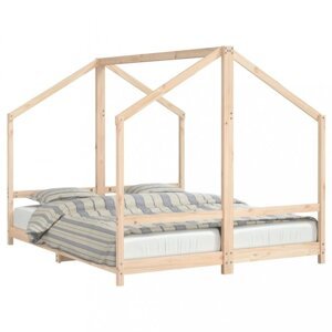 Dvojitá detská domčeková posteľ Dekorhome 80 x 200 cm,Dvojitá detská domčeková posteľ Dekorhome 80 x 200 cm