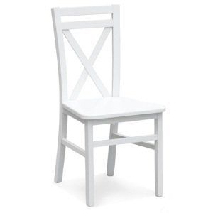 Drevená stolička DARIUSZ 2 Biela,Drevená stolička DARIUSZ 2 Biela
