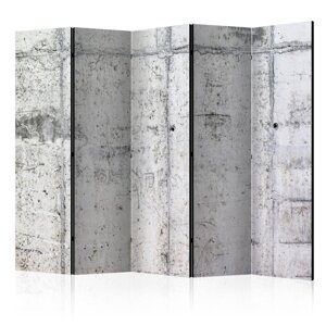 Paraván Concrete Wall Dekorhome 225x172 cm (5-dielny),Paraván Concrete Wall Dekorhome 225x172 cm (5-dielny)
