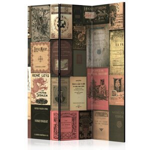 Paraván Books of Paradise Dekorhome 135x172 cm (3-dielny),Paraván Books of Paradise Dekorhome 135x172 cm (3-dielny)