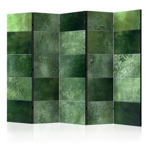 Paraván Green Puzzle Dekorhome 225x172 cm (5-dielny),Paraván Green Puzzle Dekorhome 225x172 cm (5-dielny)