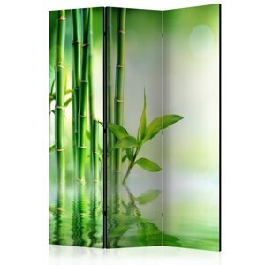 Paraván Green Bamboo Dekorhome 135x172 cm (3-dielny),Paraván Green Bamboo Dekorhome 135x172 cm (3-dielny)