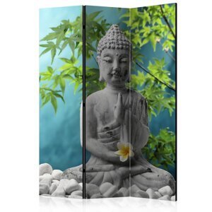 Paraván Meditating Buddha Dekorhome 135x172 cm (3-dielny),Paraván Meditating Buddha Dekorhome 135x172 cm (3-dielny)
