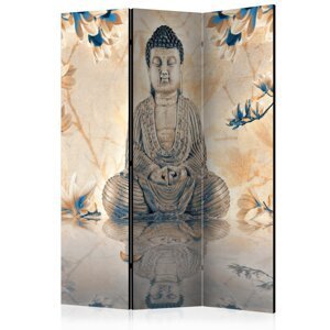 Paraván Buddha of Prosperity Dekorhome 135x172 cm (3-dielny),Paraván Buddha of Prosperity Dekorhome 135x172 cm (3-dielny)