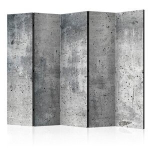 Paraván Fresh Concrete Dekorhome 225x172 cm (5-dielny),Paraván Fresh Concrete Dekorhome 225x172 cm (5-dielny)