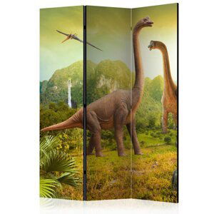 Paraván Dinosaurs Dekorhome 135x172 cm (3-dielny),Paraván Dinosaurs Dekorhome 135x172 cm (3-dielny)