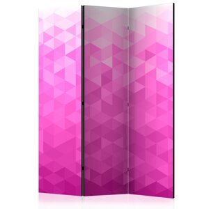 Paraván Pink pixel Dekorhome 135x172 cm (3-dielny),Paraván Pink pixel Dekorhome 135x172 cm (3-dielny)