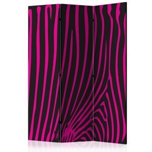Paraván Zebra pattern (violet) Dekorhome 135x172 cm (3-dielny),Paraván Zebra pattern (violet) Dekorhome 135x172 cm (3-dielny)