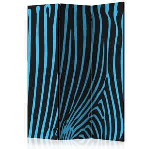 Paraván Zebra pattern (turquoise) Dekorhome 135x172 cm (3-dielny),Paraván Zebra pattern (turquoise) Dekorhome 135x172 cm (3-dielny)