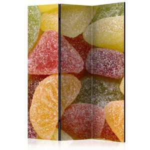 Paraván Tasty fruit jellies Dekorhome 135x172 cm (3-dielny),Paraván Tasty fruit jellies Dekorhome 135x172 cm (3-dielny)