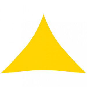 Plachta proti slnku oxfordská látka trojuholník 3,6 x 3,6 x 3,6 m Dekorhome Žltá,Plachta proti slnku oxfordská látka trojuholník 3,6 x 3,6 x 3,6 m Dek